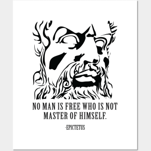 No Man Is Free Who Is Not Master Of Himself. Posters and Art